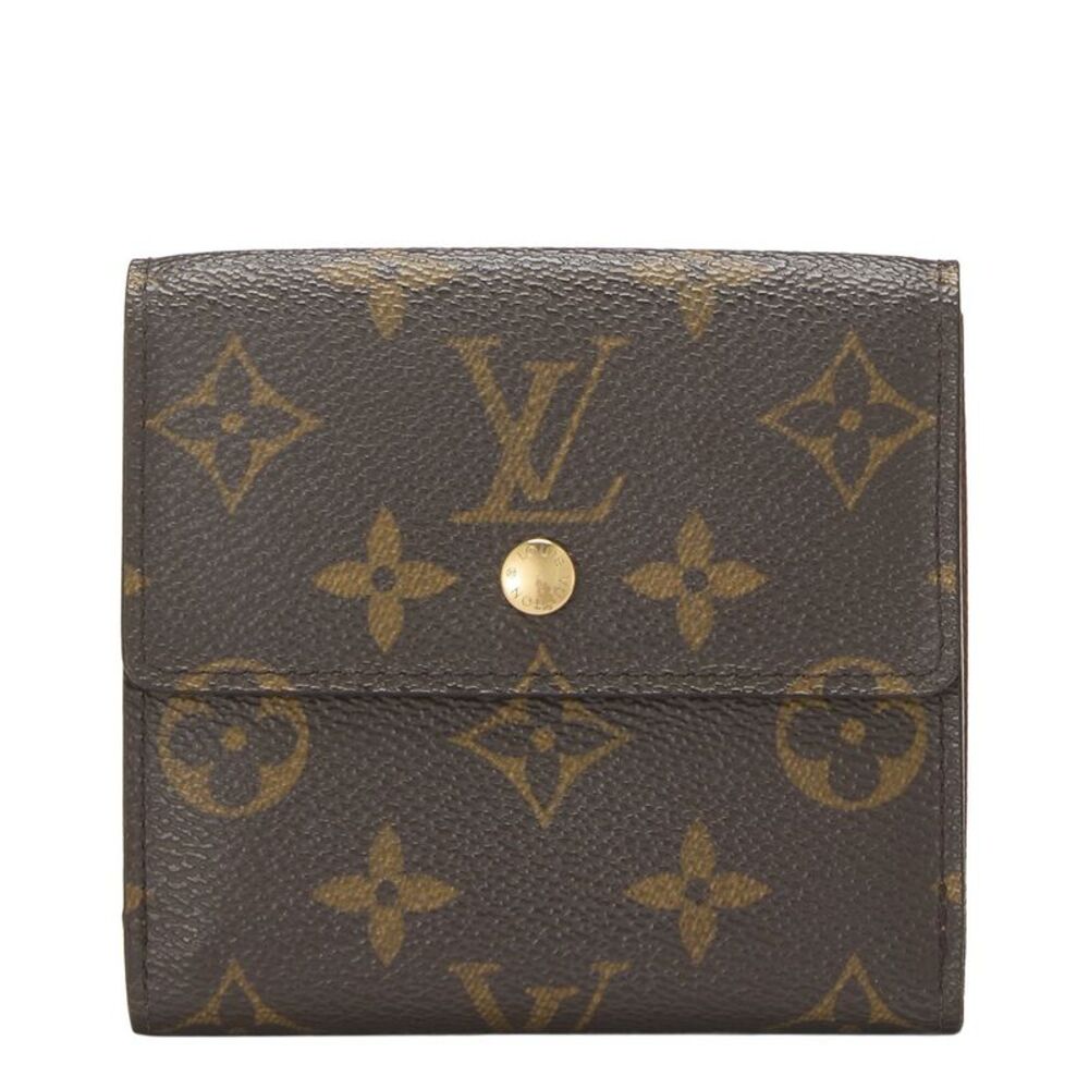 Louis Vuitton Brown Monogram Coated Canvas Elise Wallet (Authentic Pre-Loved)